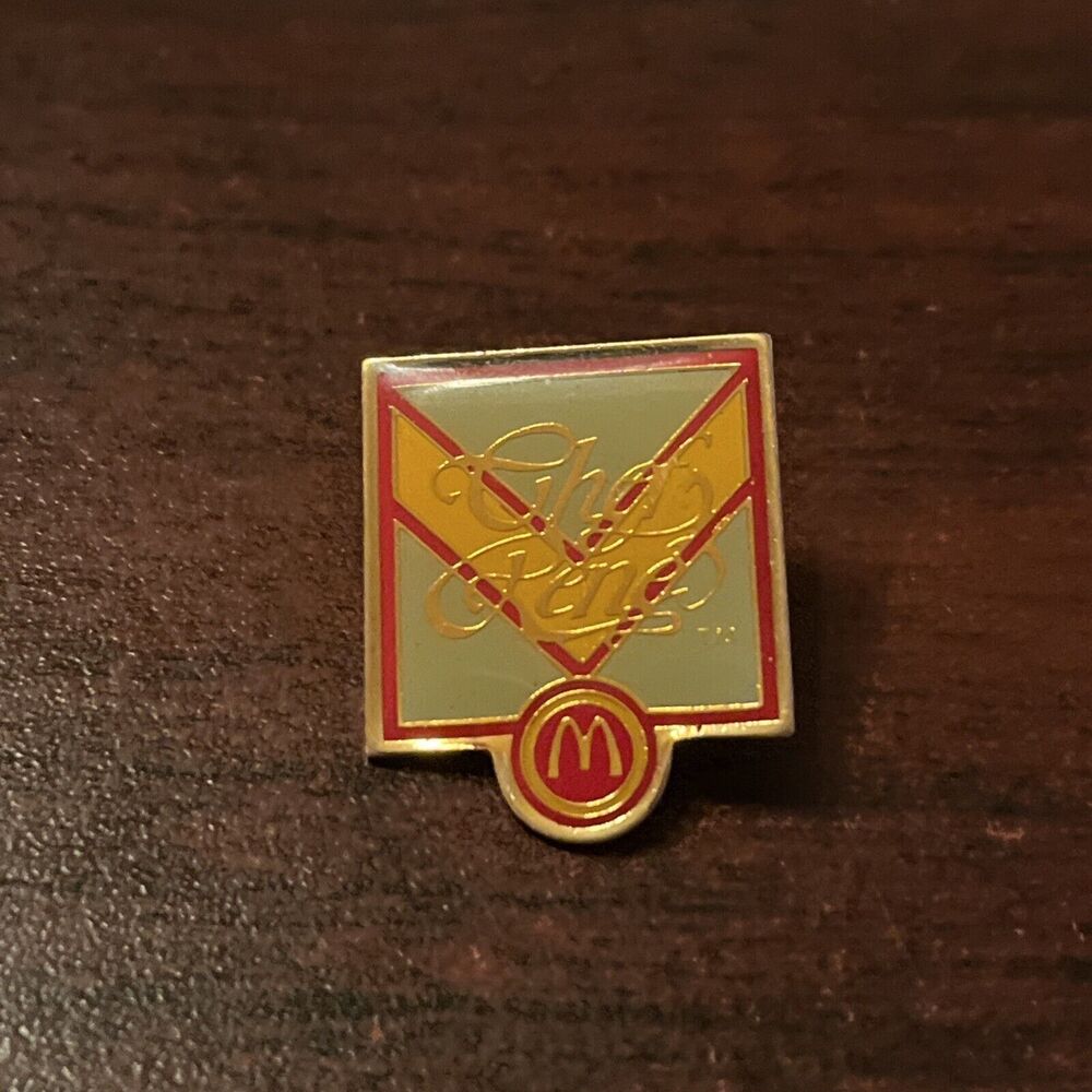 McDonald’s Chef Rene Employee Lapel Hat Pin